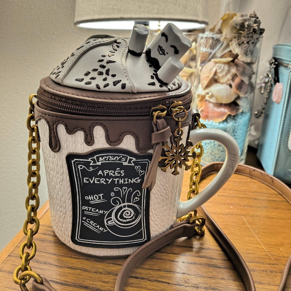 SOLD!!!! Betsey Johnson Hot Cocoa Crossbody